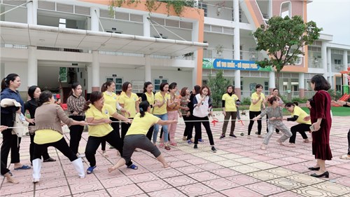 Hưởng ứng phong trào TDTT, Sáng ngày 19/10/2020  Trường mầm non Bát Tràng tổ chức  Giải thi đấu TDTT cấp trường 